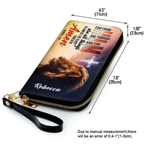 To Him Be The Glory Forever - Beautiful Personalized Clutch Purses - AT4081442