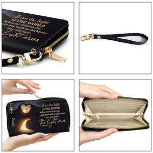 I Am The Light Of The World - Thoughtful Gift For Christians - Personalized Clutch Purses - AT4080718