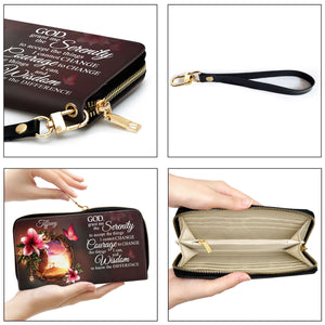 God, Grant Me The Serenity To Accept The Things I Cannot Change - Thoughtful Gift For Christians - Personalized Clutch Purses - AT4080805