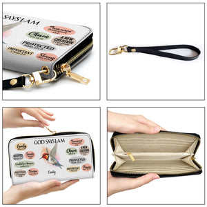 What God Says About You - Thoughtful Gift For Christians - Personalized Clutch Purses - AT4080920