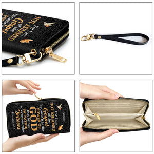 For I Am Not Ashamed Of The Gospel - Personalized Clutch Purses - AT4081332