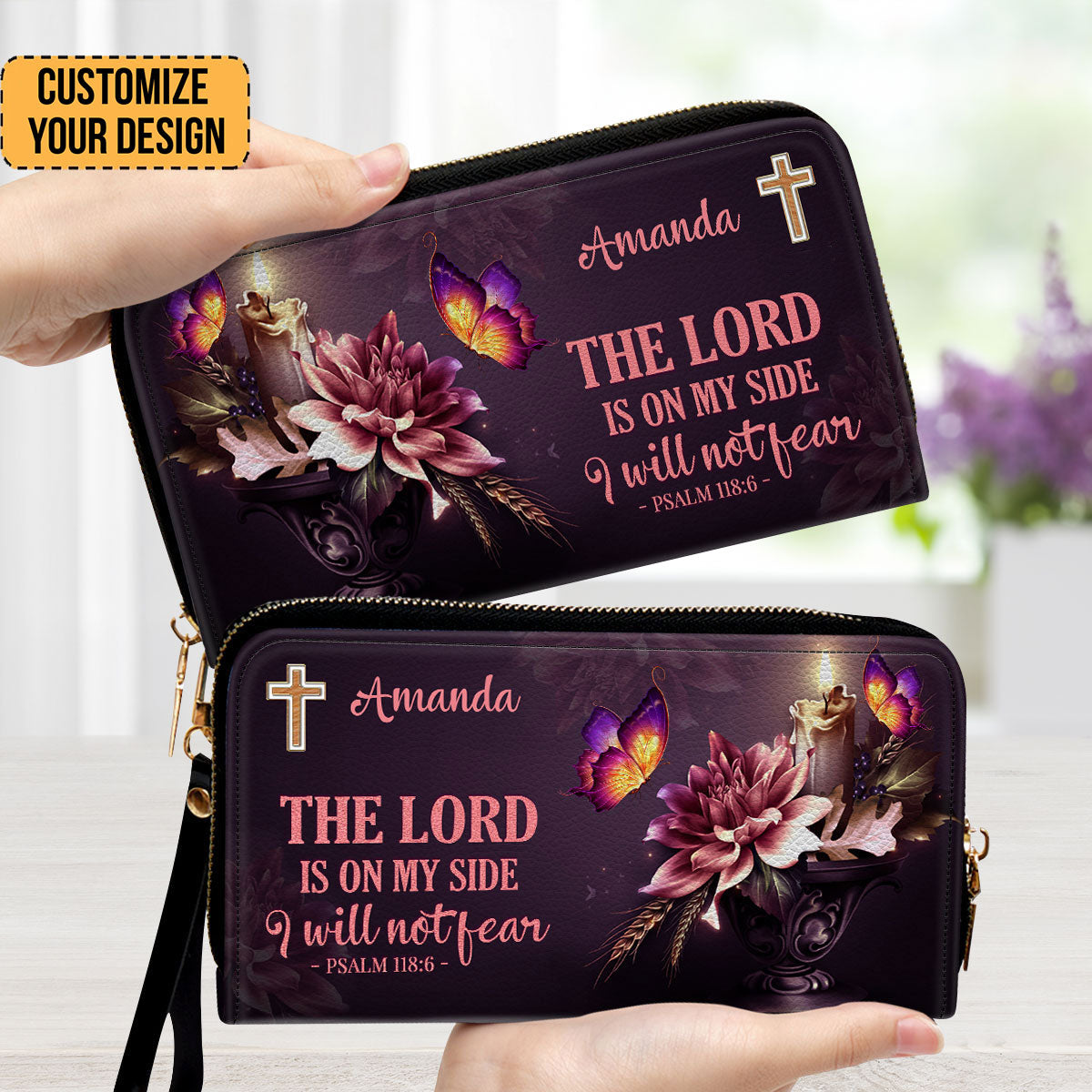 I Will Not Fear - Thoughtful Gift For Christians - Personalized Clutch Purses - AT4080714