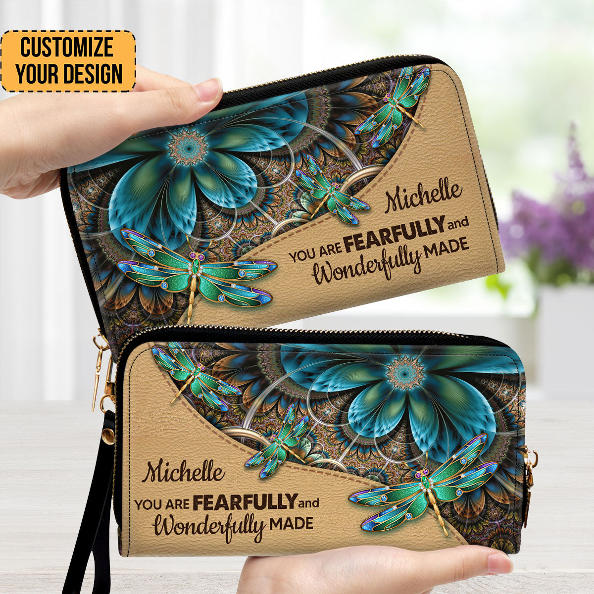 You Are Fearfully And Wonderfully Made - Beautiful Personalized Clutch Purses - AT4081466