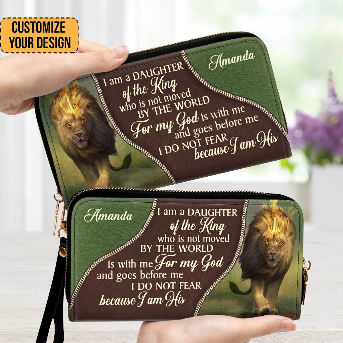 I Am A Daughter Of The King - Awesome Personalized Clutch Purses - AT4080812