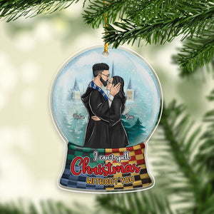 Harry Potter I Can't Spell Christmas Without You- Gift for Couples - Personalized Acrylic Ornament - CL20 NH96