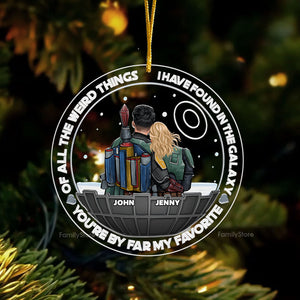 Star Wars You Are By Far My Favorite - Gift for Couples - Personalized Acrylic Ornament - CL19