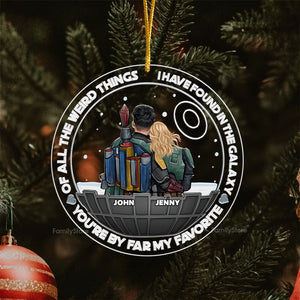 Star Wars You Are By Far My Favorite - Gift for Couples - Personalized Acrylic Ornament - CL19 NH96