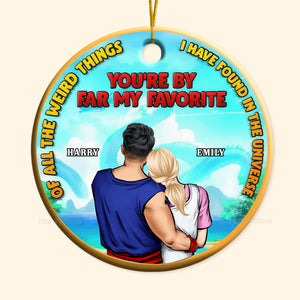 Dragon Ball You're By Far My Favorite - Personalized Ceramic Ornament - Gift For Couple - CL18 NA94