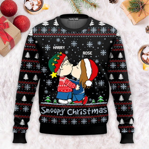 Snoopopy Christmas Peanuts - Personalized Ugly Sweatshirt - Gift For Husband Wife, Anniversary CL45