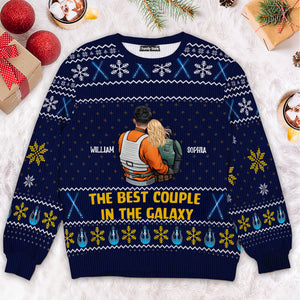 Merry Sithmas The Best Galaxy Couple Star Wars - Gift For Couples - Personalized Ugly Sweater - CL19 NH96