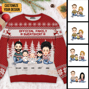 Official Family Outfit Let's See Us - Gift For Family - Personalized Ugly Sweatshirt - CL33 NA94