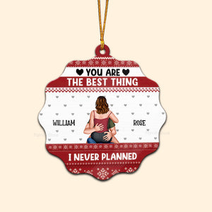 I Never Planned - Gift for Couples - Personalized Wood Ornament - CL28 NH96