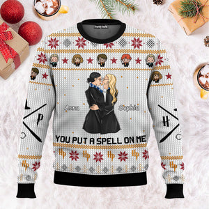 You Put A Spell On Me Harry Potter - Gift For Couples - Personalized Ugly Sweater - CL20 NH96