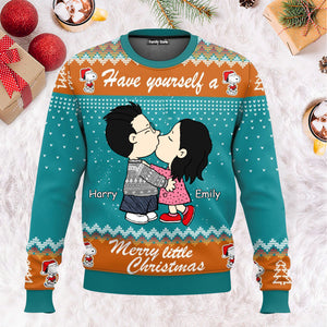 Have Yourself A Merry Little Christmas Peanuts - Gift For Couples - Personalized Ugly Sweater - CL45 NH96