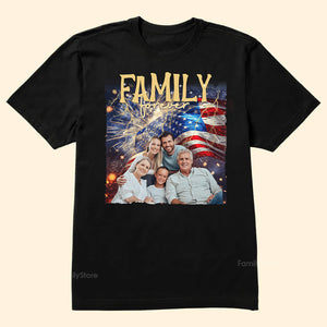 The US Flag Pround Of Our Country - Gift For Family Members, Friends - Personalized Shirt NA94