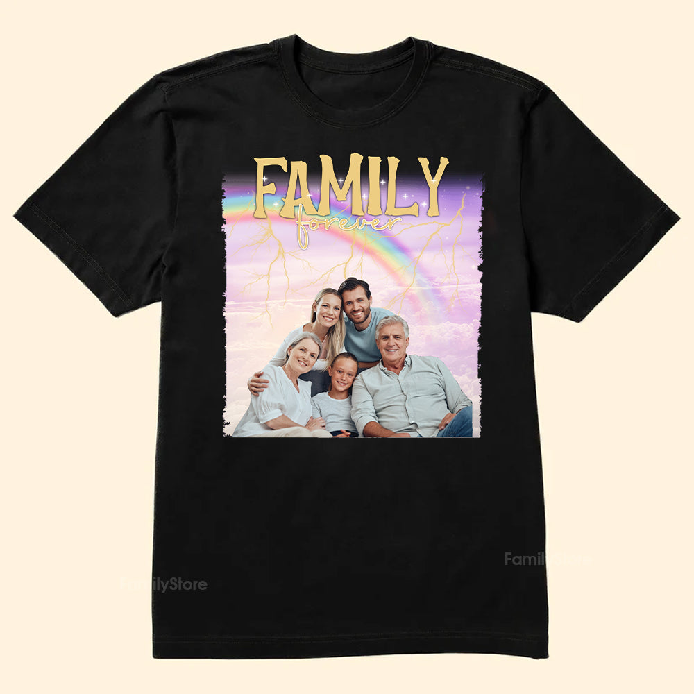 Rainbow And The Heaven - Gift For Family Members, Friends - Personalized Shirt NA94