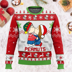 Merry Christmas Peanuts - Gift For Couples - Personalized Ugly Sweater - CL45 NH96