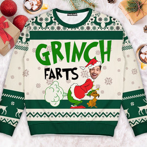 Eww The Green Fart - Funny Gift For Family, Friends - Personalized Ugly Sweatshirt NA94