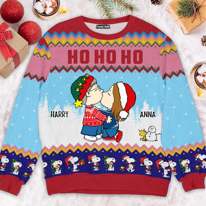 Snoopopy Merry Christmas Peanut - Personalized Ugly Sweatshirt - Gift For Husband Wife, Anniversary CL45