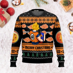 Lovely Merry Christmas Dragon Ball - Gift For Couples - Personalized Ugly Sweater - CL18 NH96