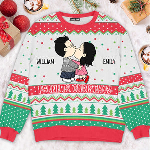 Snoopopy Peanut Christmas - Personalized Ugly Sweatshirt - Gift For Husband Wife, Anniversary CL45 NH96