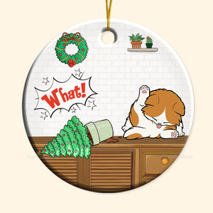 I Do What I Want - Gift For Cat Lover, Pet Lovers - Personalized Ceramic Ornament - CLP10 NH96