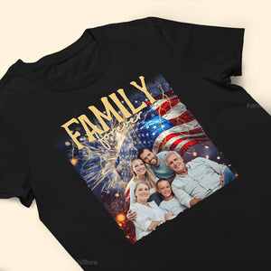 The US Flag Pround Of Our Country - Gift For Family Members, Friends - Personalized Shirt NA94