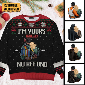 I'm Your No Refund Star War - Personalized Ugly Sweatshirt - Gift For Couple, Husband Wife, Anniversary CL19