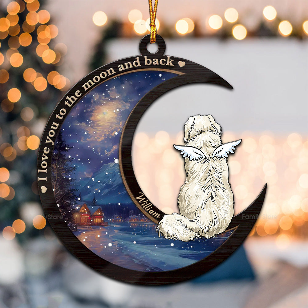 The Best Ornaments Are The Ones With Tails - Pet Memorial Personalized Wood Ornament - CLP06 DN100