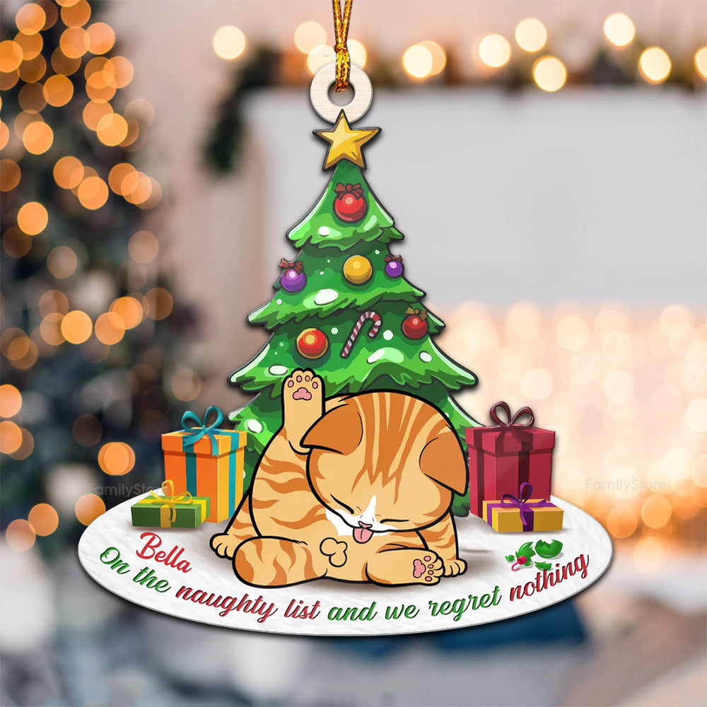 All I Want For Catmas Is You - Gift For Cat Lover, Pet Lovers - Personalized Wood Ornament - CLP10 NH96