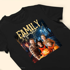 Blue And Red Light Hong Kong Family Forever - Gift For Family Members, Friends - Personalized Shirt NA94