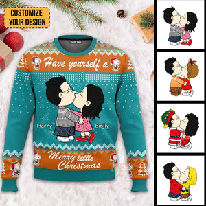 Have Yourself A Merry Little Christmas Peanuts - Gift For Couples - Personalized Ugly Sweater - CL45 NH96