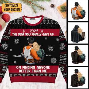 Gave Up On Finding Anyone Better Than Me Star War - Gift For Couples - Personalized Ugly Sweatshirt - CL19