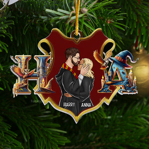 Harry Potter HG Wizard Couple - Gift For Couples - Personalized Acrylic Ornament - CL20 NH96