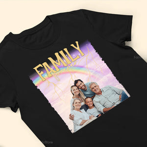 Rainbow And The Heaven - Gift For Family Members, Friends - Personalized Shirt NA94