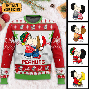 Merry Christmas Peanuts - Gift For Couples - Personalized Ugly Sweater - CL45 NH96