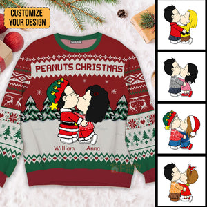 Snoopopy Peanuts Christma - Personalized Ugly Sweatshirt - Gift For Husband Wife, Anniversary CL45 NH96