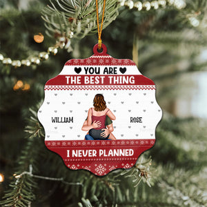 I Never Planned - Gift for Couples - Personalized Wood Ornament - CL28 NH96