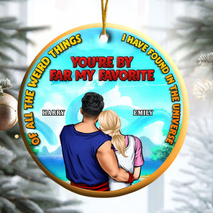 Dragon Ball You're By Far My Favorite - Personalized Ceramic Ornament - Gift For Couple - CL18 NA94