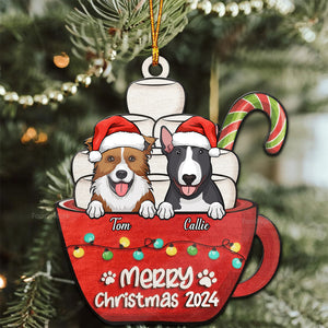 Merry Woofmas Have A Sweet Pawlidays - Gift For Dog Lover, Pet Lovers - Personalized Wood Ornament - CLP09 NH96