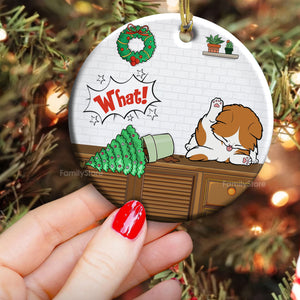 I Do What I Want - Gift For Cat Lover, Pet Lovers - Personalized Ceramic Ornament - CLP10 NH96