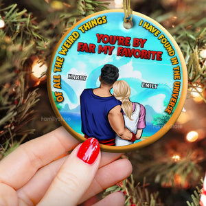 Dragon Ball You're By Far My Favorite - Personalized Ceramic Ornament - Gift For Couple - CL18 NA94