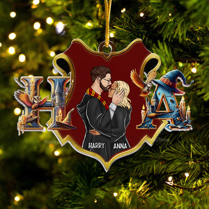 Harry Potter HG Wizard Couple - Gift For Couples - Personalized Acrylic Ornament - CL20 NH96