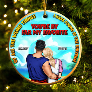 Dragon Ball You're By Far My Favorite - Personalized Ceramic Ornament - Gift For Couple - CL18 NA94