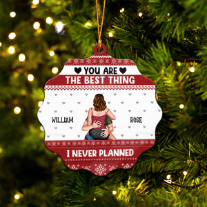 I Never Planned - Gift for Couples - Personalized Wood Ornament - CL28 NH96