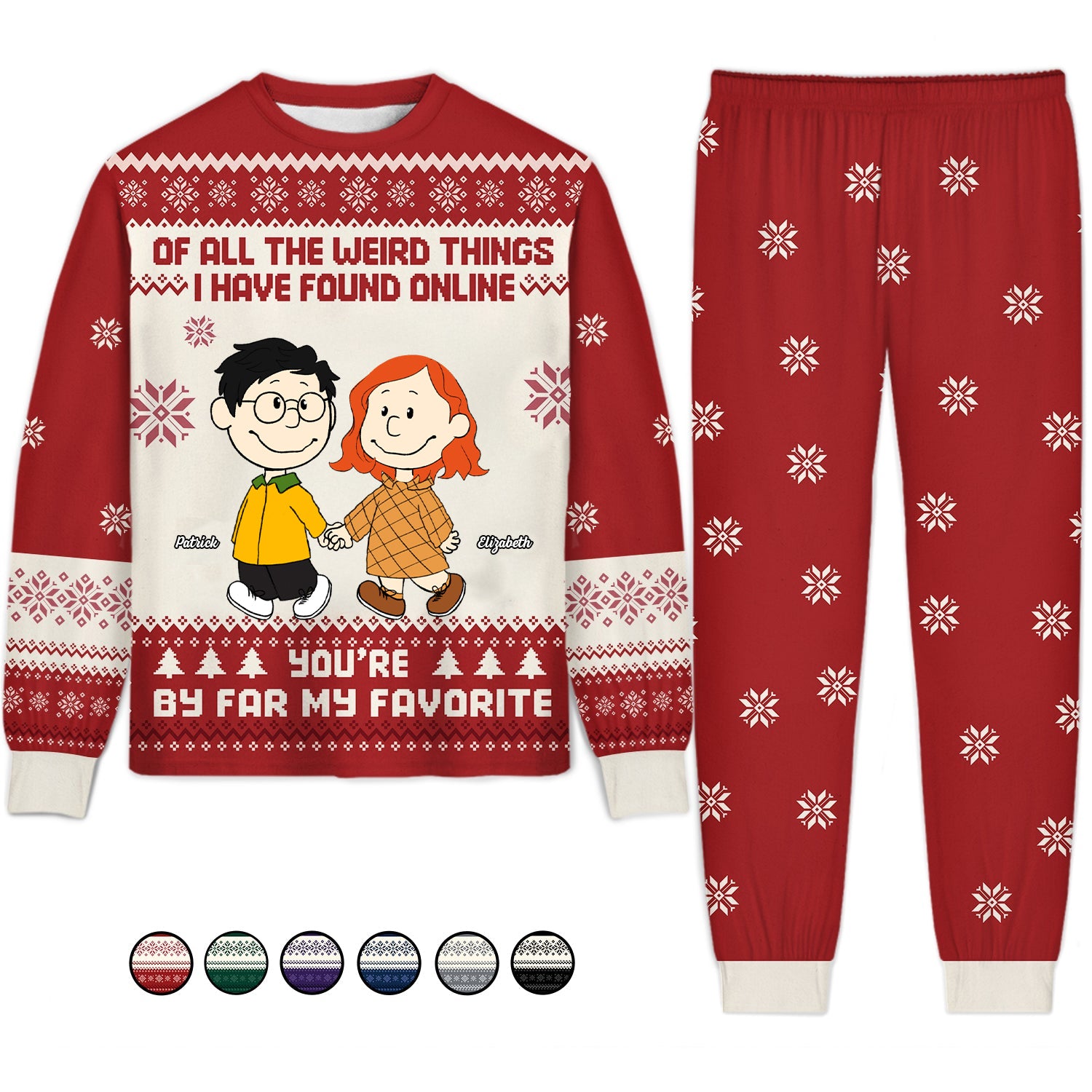 Peanuts You Are By Far My Favorite - Personalized Unisex Pajamas Set - Gift For Couple, Husband Wife, Anniversary, Engagement, Wedding, Marriage - CL43 NA94