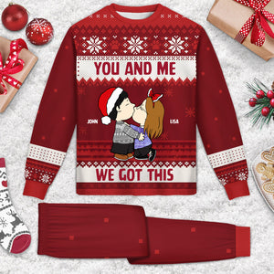 Peanuts You And Me We Got This - Personalized Unisex Pajamas Set - Gift For Couple, Husband Wife, Anniversary - CL45 NA94