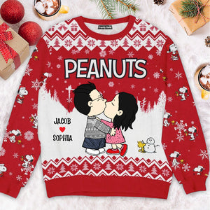 Snoopopy A Peanut Christmas - Personalized Ugly Sweatshirt - Gift For Husband Wife, Anniversary CL45 NH96