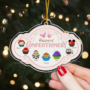 Parents' Confectionery - Gift For Family - Personalized Acrylic Ornament - CL31 NA94