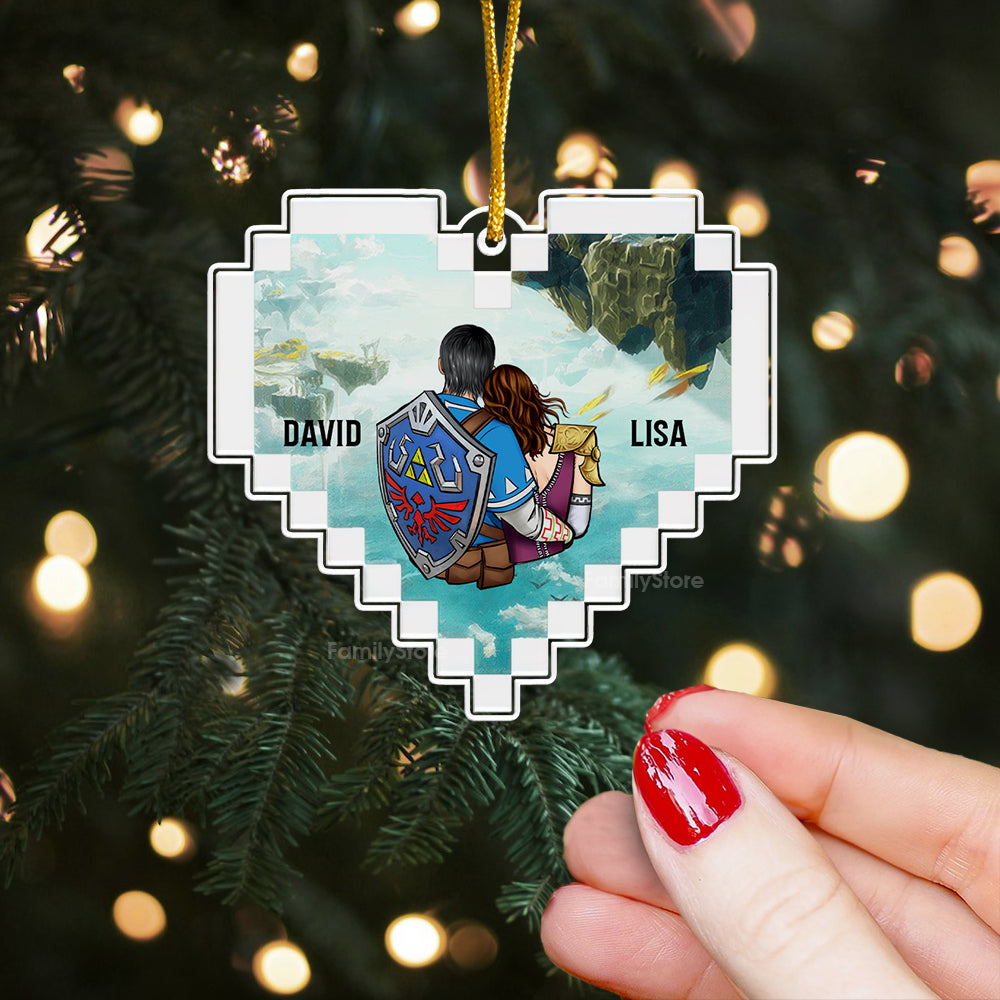 Zelda You're The Last Piece - Gift for Couples - Personalized Acrylic Ornament - CL32 NH96